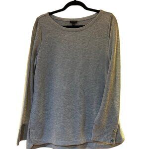 Talbots Gray Tinsel Long-Sleeve Shirt | L
